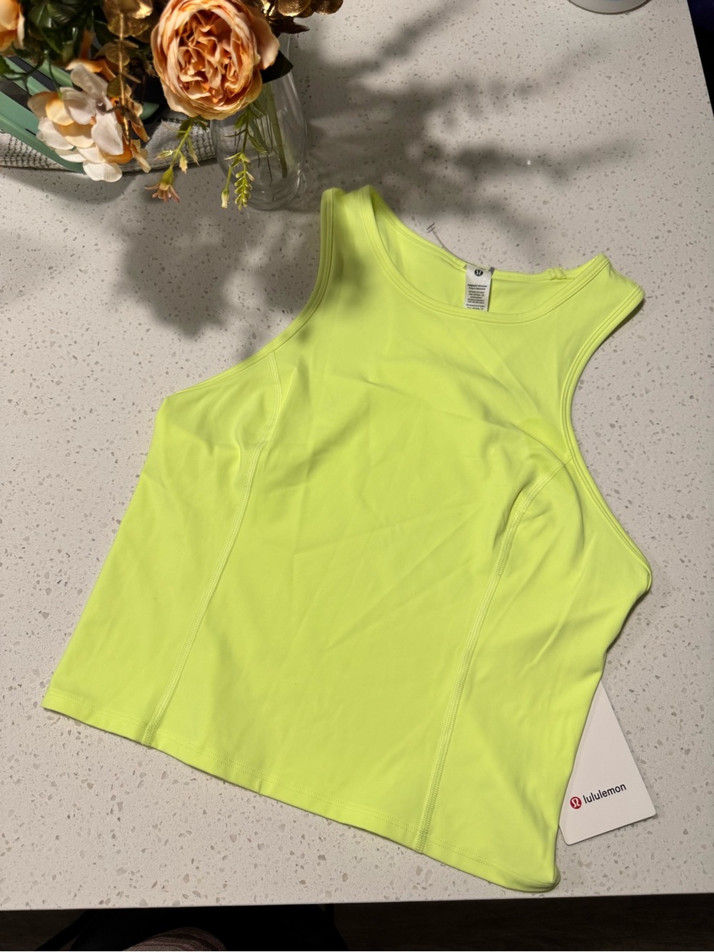 Lululemon Nulux Racerback Cropped Tank Top